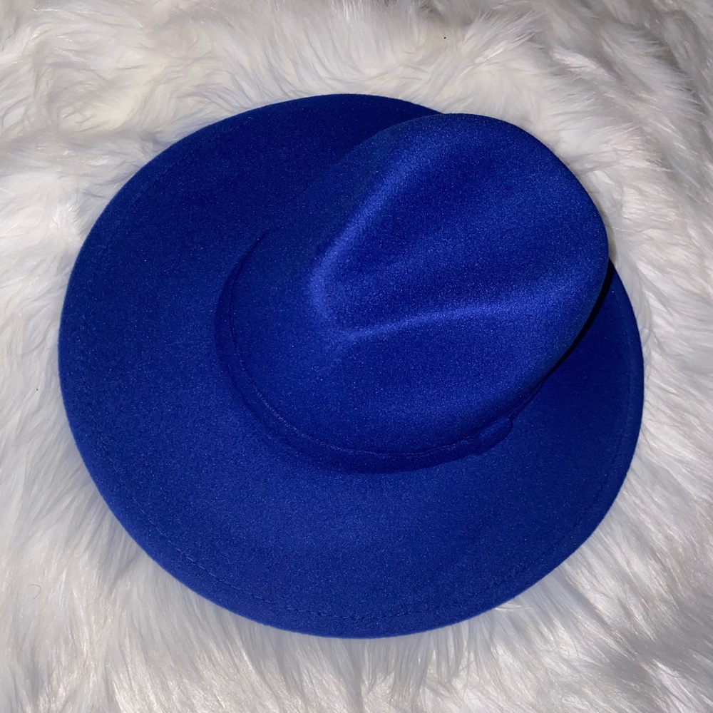 Royal Blue Fall Fedora